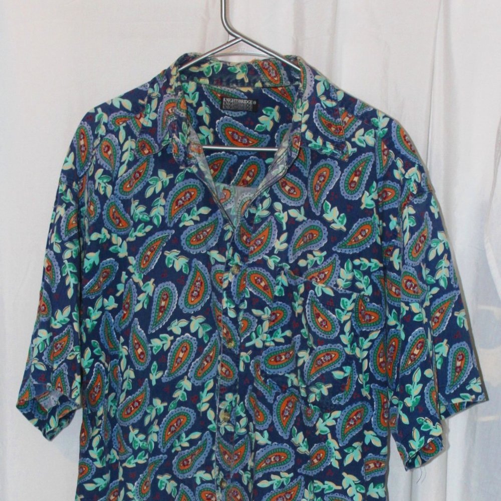 Vintage Paisley Print Shirt